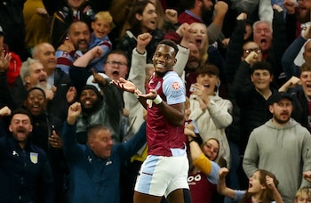 Jhon Jáder Durán celebrando su