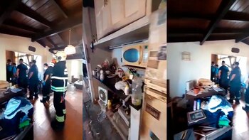 Rescataron a una mujer que