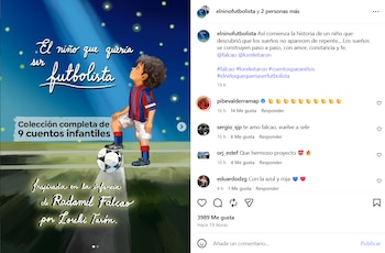 El libro sale a la venta el 4 de junio en Colombia - crédito elninofutbolista / Instagram