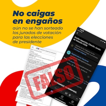 La Registraduría Nacional advierte sobre correos fraudulentos que simulan designaciones de jurados para 2026 - crédito Registraduría Nacional