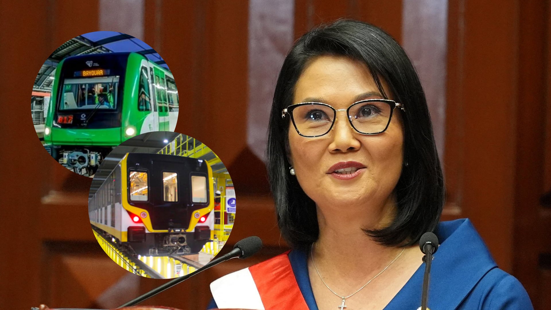 Keiko Fujimori anuncia las líneas 3, 4, 5 y 6 del Metro de Lima y metros para Arequipa, Piura y Trujillo en su primer Mensaje a la Nación