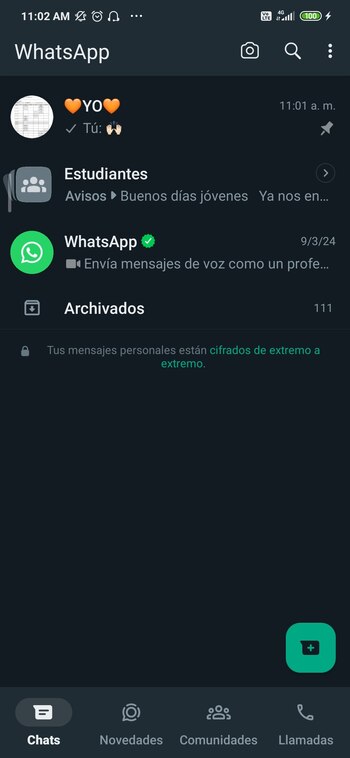 Así luce la actualización en