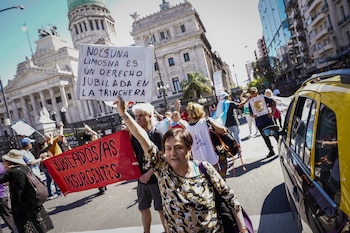 Los jubilados reclaman por mejoras