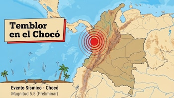 Se registró fuerte temblor en el Chocó, que se sintió en distintas regiones de Colombia