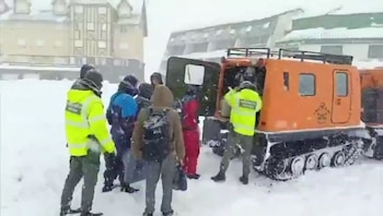 Operativo en Mendoza por las intensas nevadas
