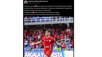 Información del periodista Ernesto Macedo