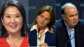 Keiko Fujimori confronta a Pérez Tello y lanza guiño a López Aliaga: “Malgasta su tiempo en atacarme” y “quieren vernos en segunda vuelta”