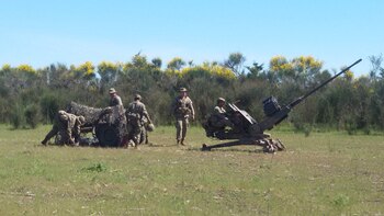 El grupo de Artillería del