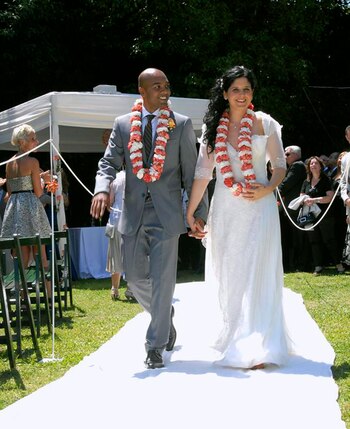 Stephen y Fernanda el día