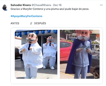 #ApoyoMaryFerCenteno. (Captura: X)