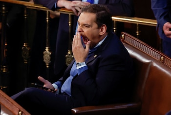 George Santos en el primer