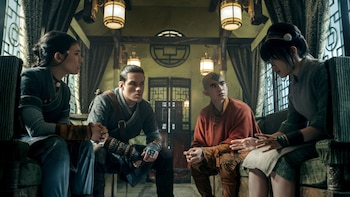 Aang, Katara y Sokka emprenden