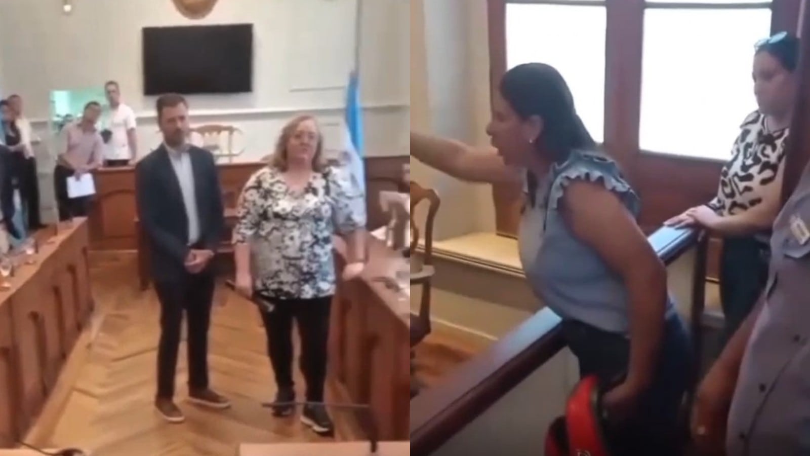 Hubo protestas durante una sesión del Concejo Deliberante de la Corrientes Capital