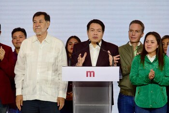 El presidente de Morena, Mario