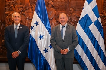 Honduras y Grecia oficializaron la apertura de un consulado honorario de la República Helénica en territorio hondureño.