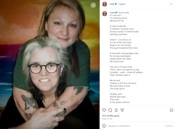 Rosie O’Donnell visitó a su hija Chelsea en prisión