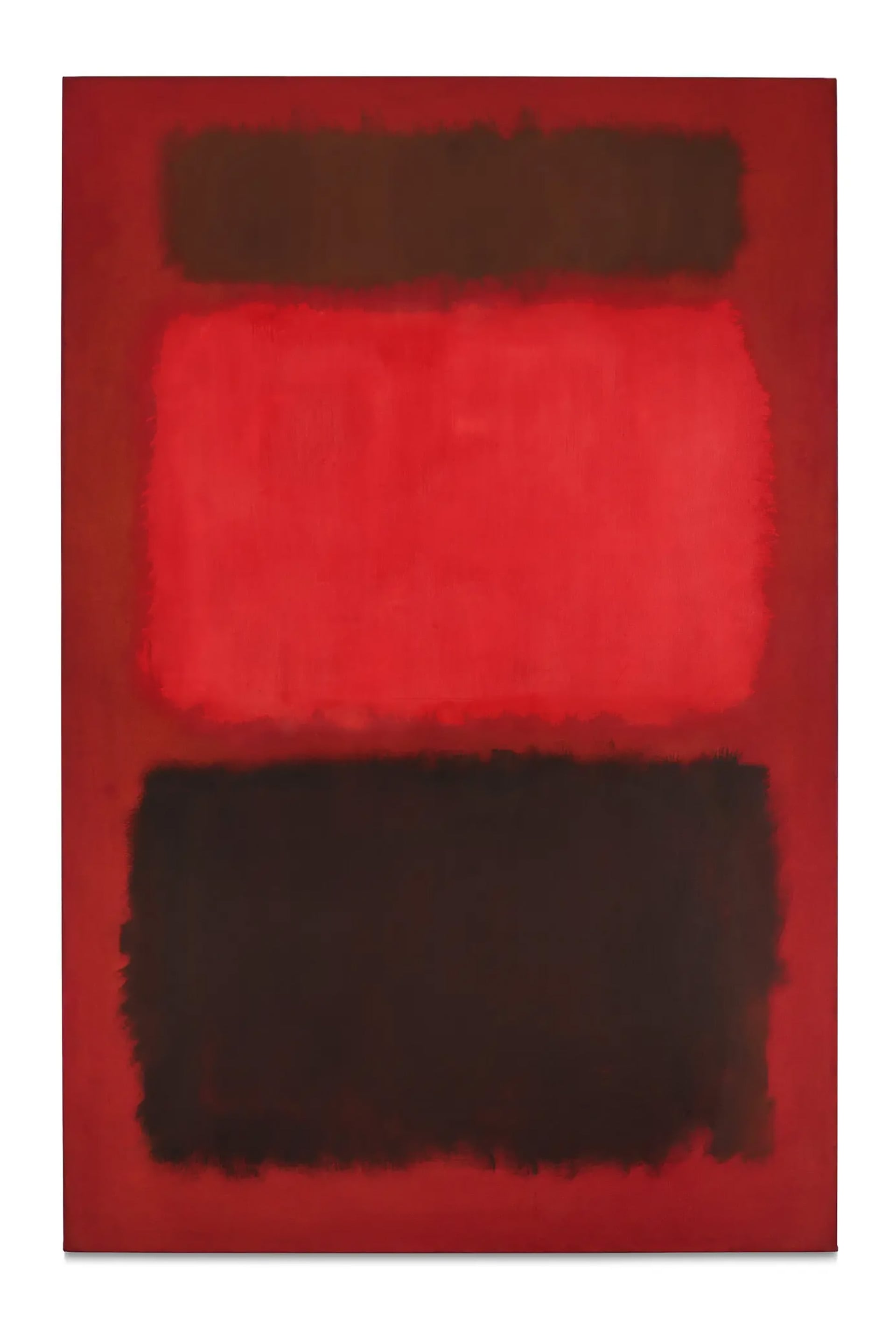 Mark Rothko, “Brown and Blacks in Reds” (1957), de la subasta “Robert Mnuchin: Collector at Heart” del jueves en Sotheby’s (Crédito: Sotheby’s)