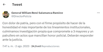General Salamanca informó de la