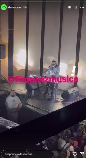 Fito Páez sorprendió al público