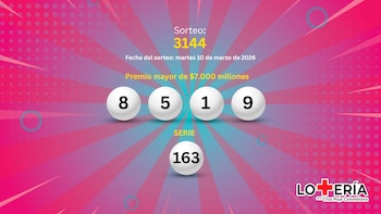 Estos fueron los números ganadores del 10 de marzo de 2026 en el sorteo de la Lotería de la Cruz Roja. (Jovani Pérez/Infobae)