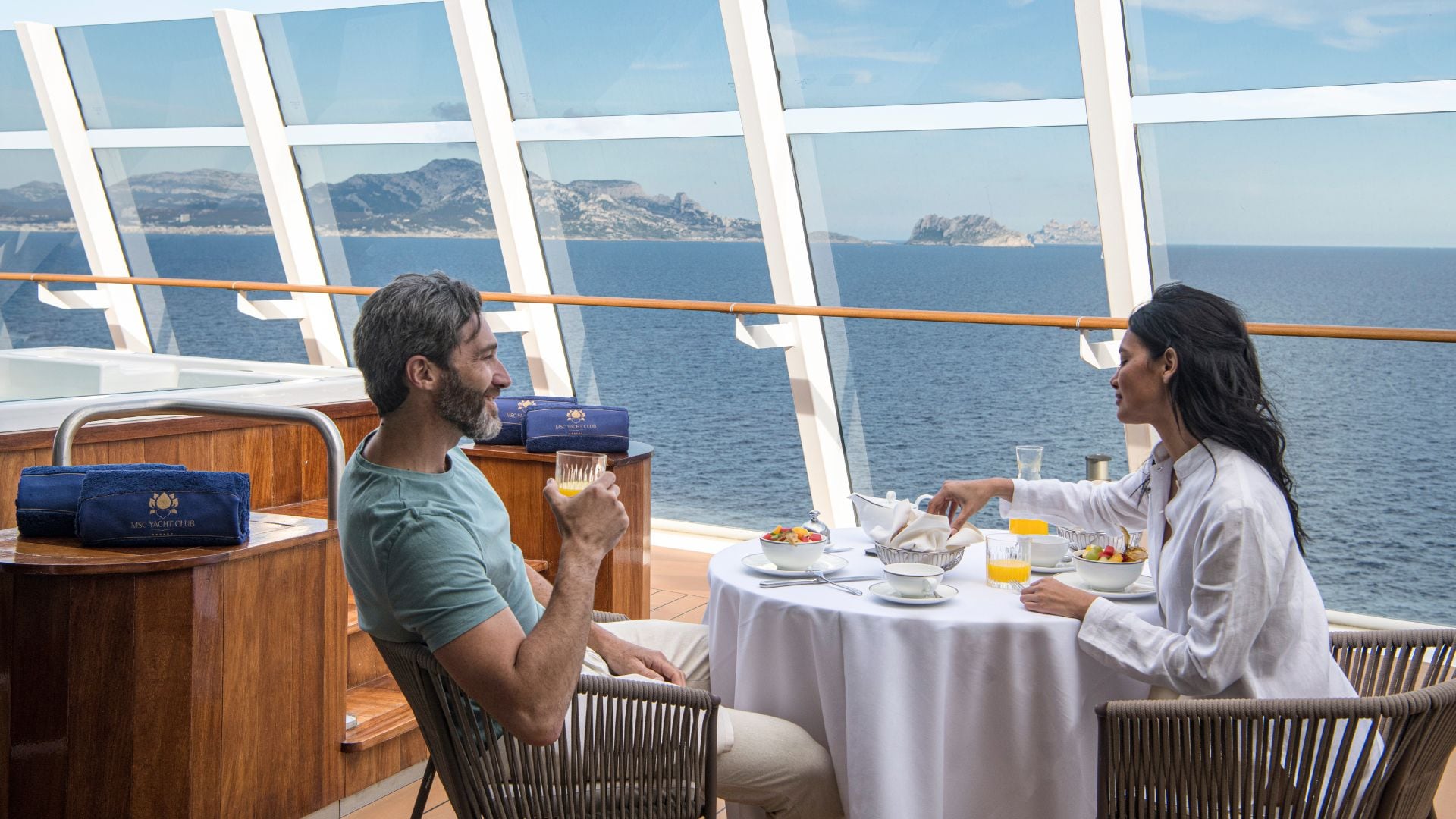Las suites de MSC Yacht Club están pensadas para sumar comodidad y servicios exclusivos durante la travesía (MSC Cruceros)