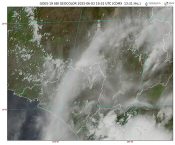 Imagen 2: GOES 16 ABI