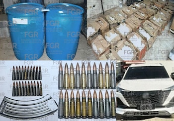 Algunos de los indicios asegurados