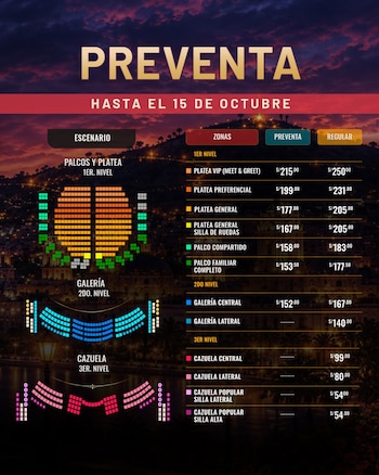 Entradas para el concierto de Rosa Flor