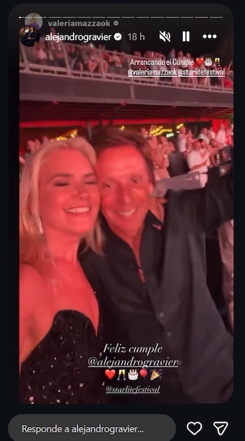 Valeria Mazza documentó en Instagram el festejo de Alejandro Gravier con fotos y videos de la reunión familiar y la fiesta nocturna