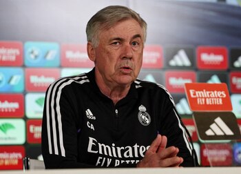 Ancelotti en rueda de prensa