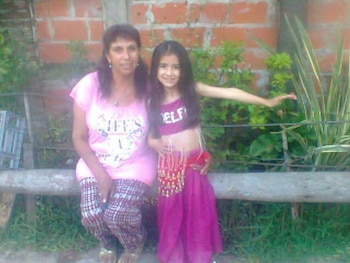 Delfina y Daiana antes de