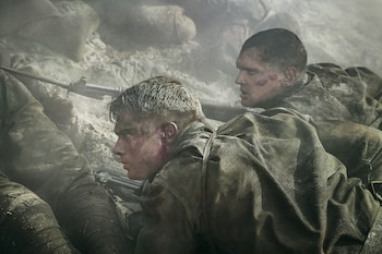 Las escenas de combate se rodaron en Australia para representar el frente del Pacífico. (Crédito: Kane Skennar / Netflix © 2026)