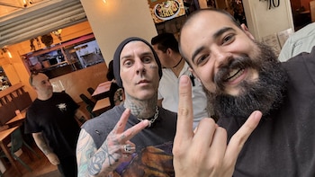 El baterista acudió a la