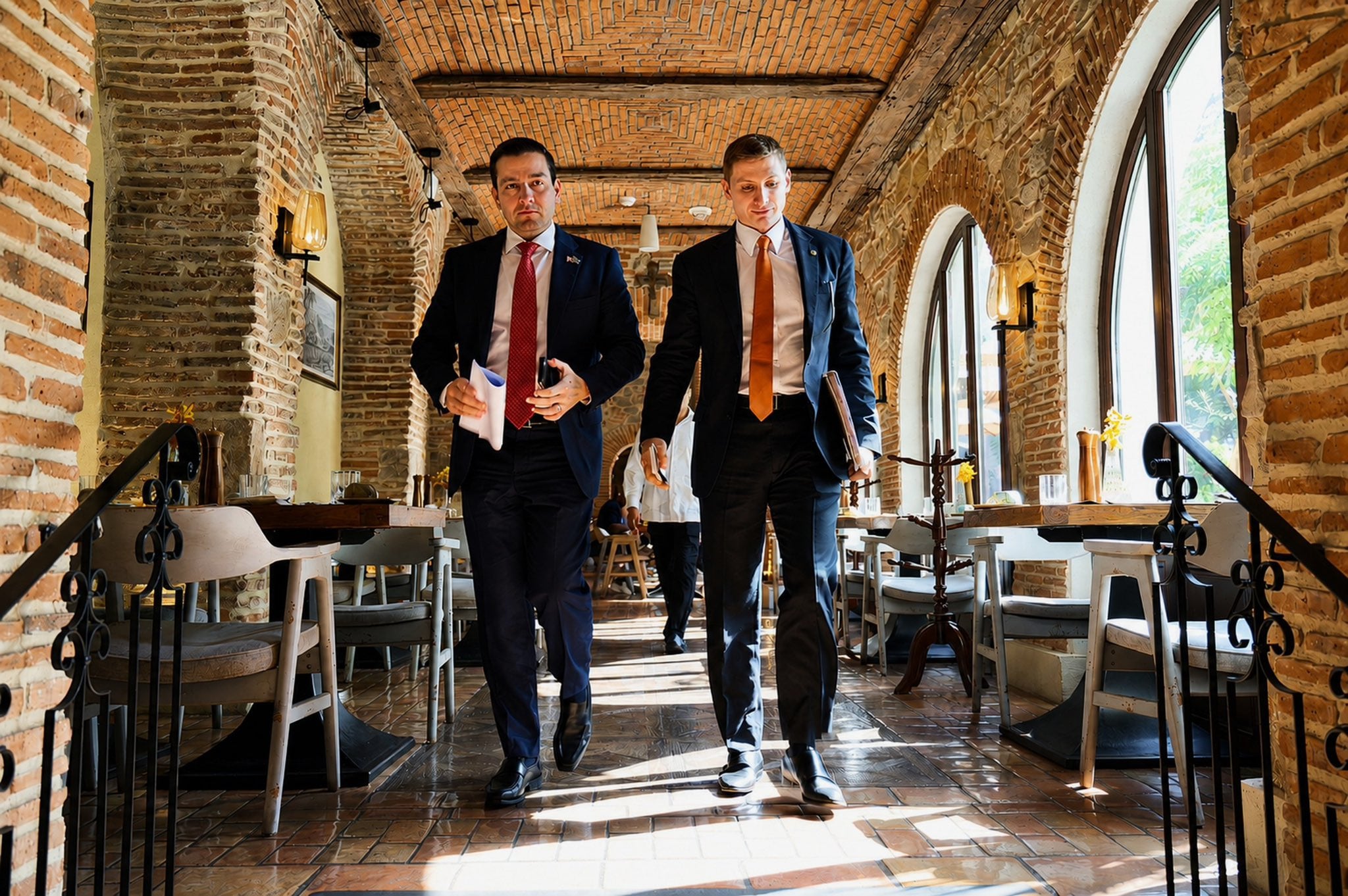 El embajador Kevin Marino Cabrera acompañó parte de la agenda oficial del subsecretario estadounidense, Jacob Helberg. Tomada de X