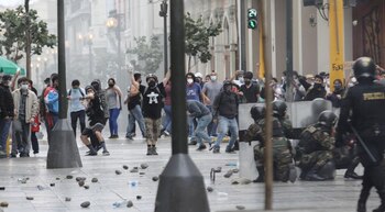 Policía ha detenido a manifestantes