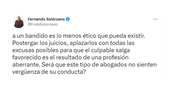 El reconocido actor se pronunció