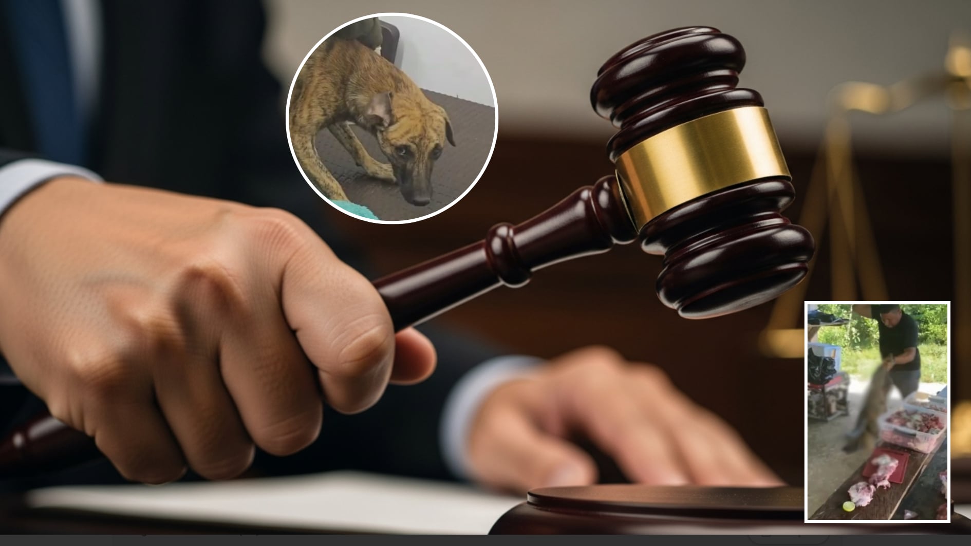 Hombre que maltrató a un perro por comerse un pedazo de carne fue condenado a 20 años de cárcel en Bolívar