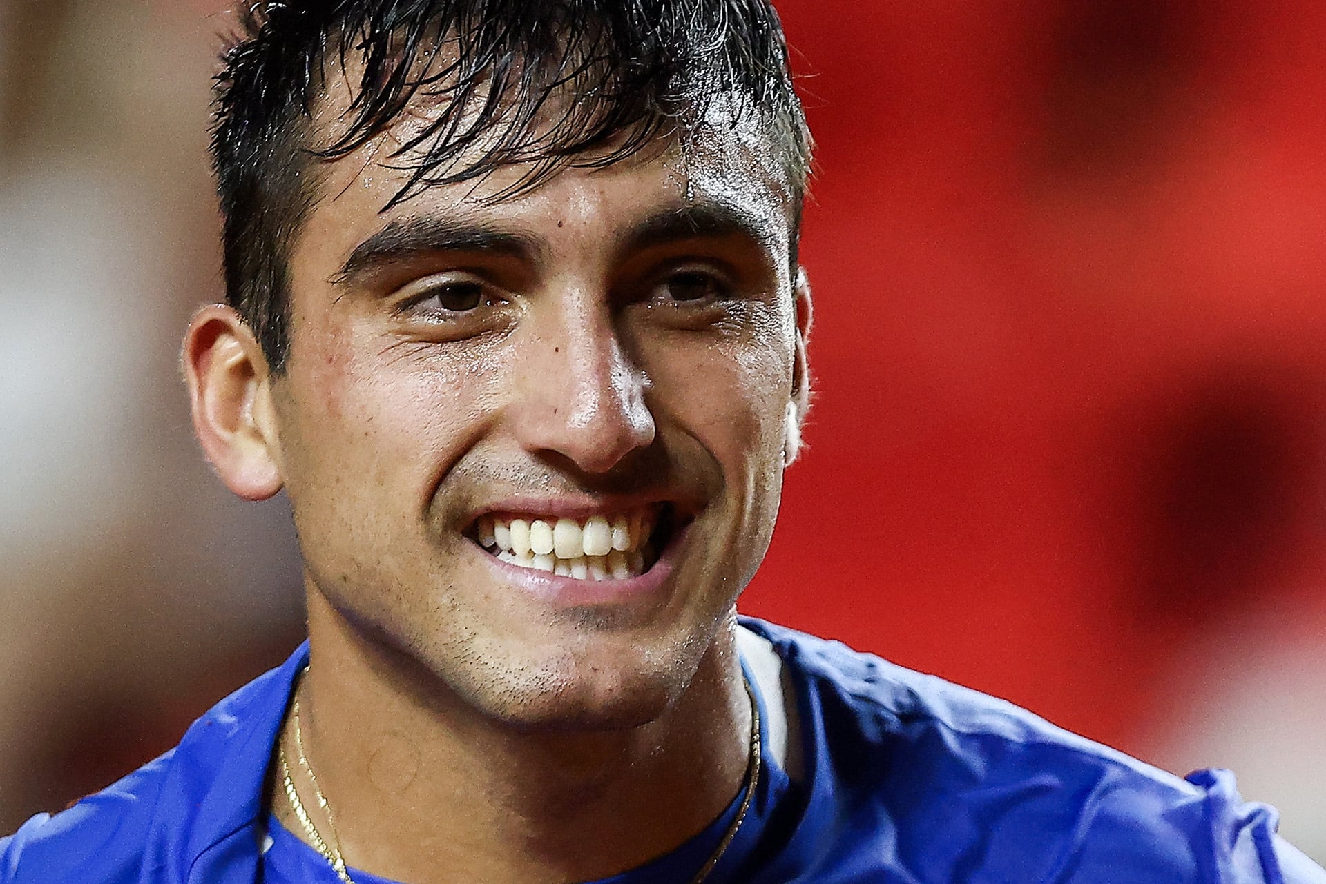 Román Burruchaga sonríe tras lograr el pasaje a semis (Fuente: Rosario Challenger)