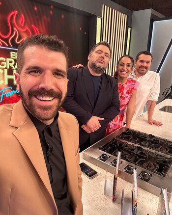 Nelly Rossinelli junto a José