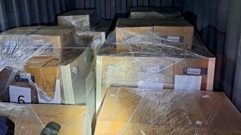 Una incautación de un cargamento