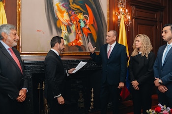 El presidente Abelardo De La Espriella solicitó la renuncia de Carlos René Montoya tras la presentación del funcionario ante el Congreso - crédito @Colpensiones/X