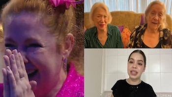 Andrea del Boca se emocionó en Gran Hermano por los saludos de su mamá de 95 años, su tía y su hija: “Son mi motor”