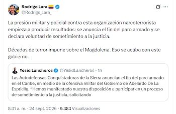 - crédito Rodrigo_Lara/X