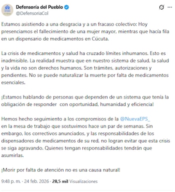 Las críticas de la Defensoría