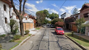 La cuadra donde fue asaltada