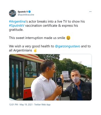 El tweet de la cuenta