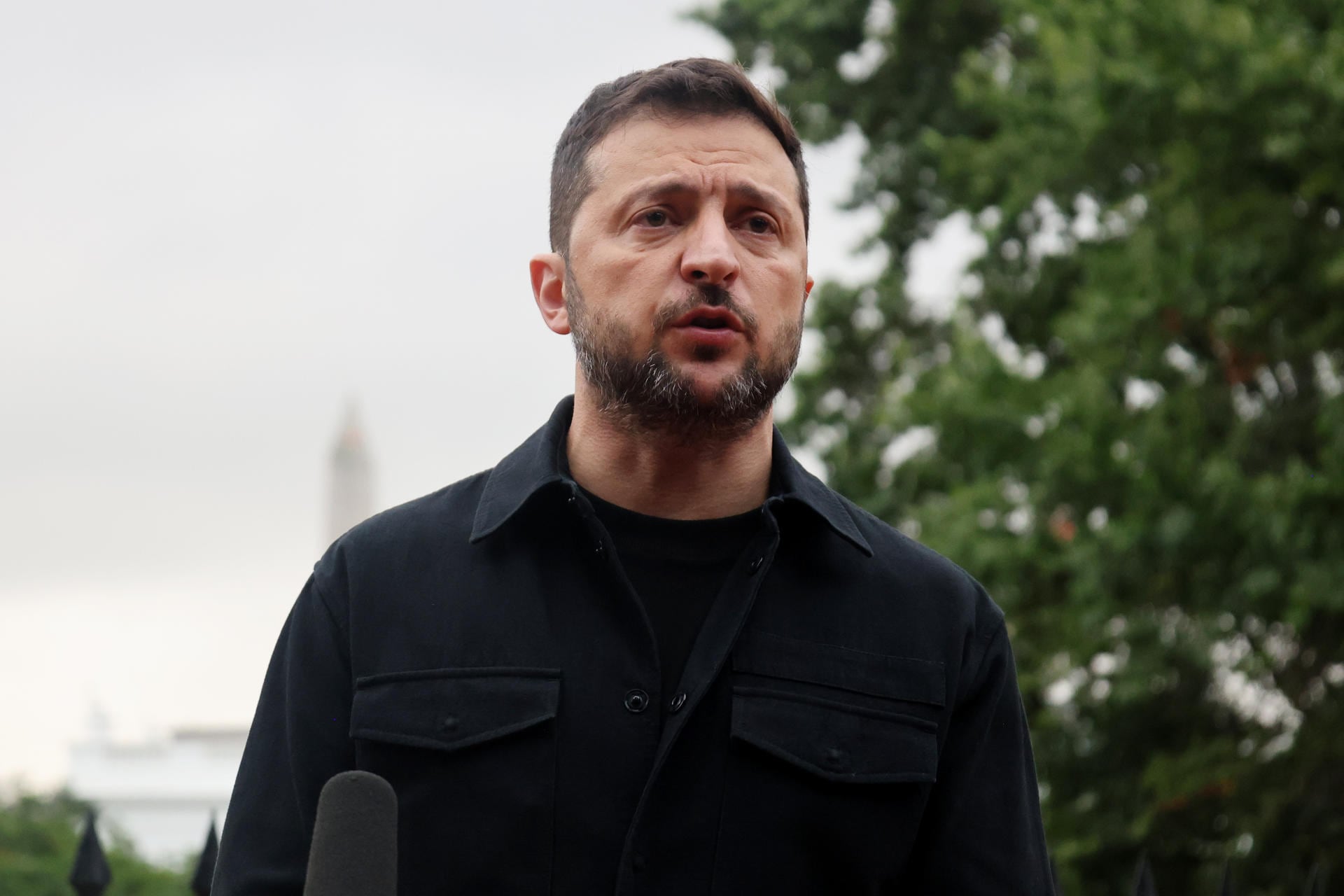 Zelensky confirmó el bombardeo a la planta rusa (EFE)