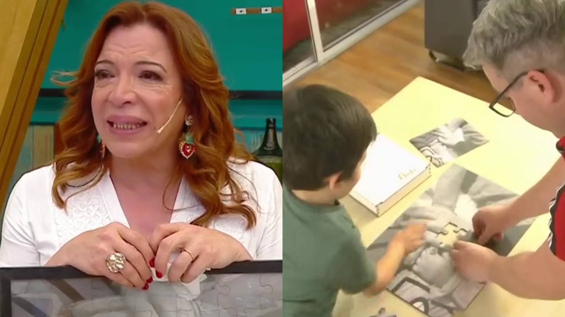 La profunda emoción de Lizy Tagliani ante un hecho decisivo en la adopción de su hijo Tati, junto a su esposo Sebastián Nebot (Instagram)