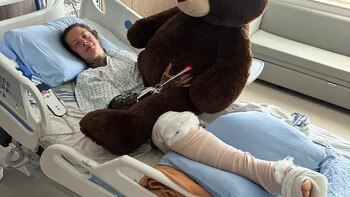 Tras la caída, Margaux fue