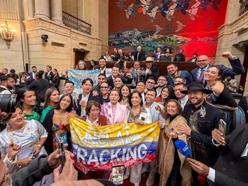 La prohibición del fracking hace parte de las ocho iniciativas radicadas por Esmeralda Hernández - crédito Prensa Esmeralda Hernández